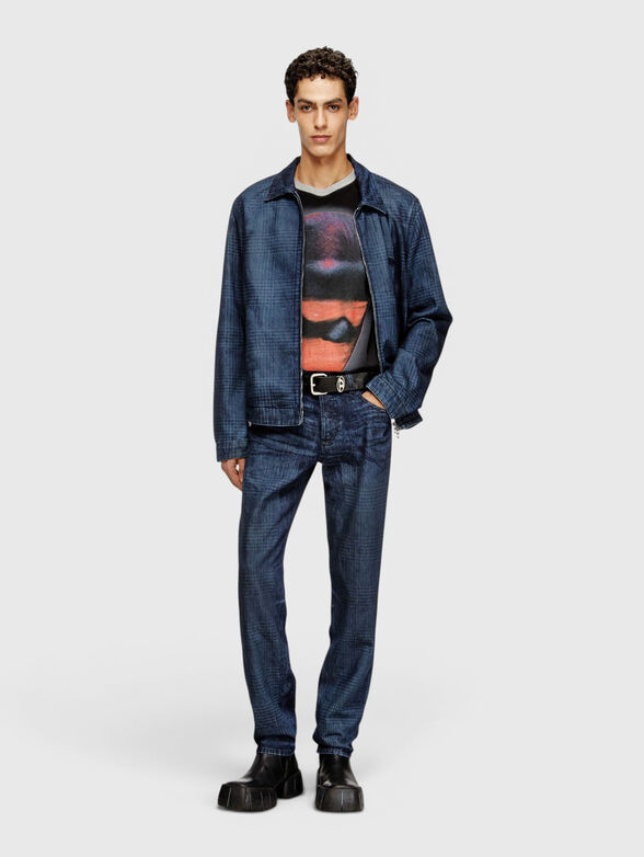 Regular fit blue jeans - 3