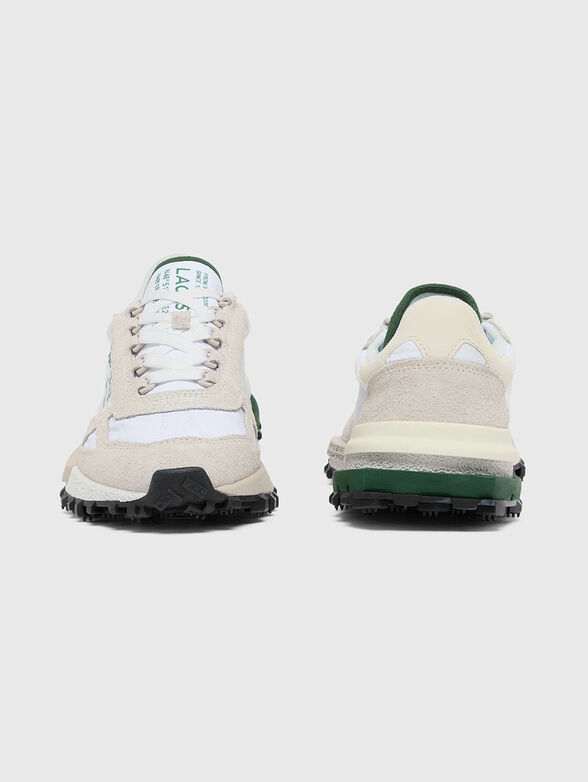 Suede and textile sneakers - 5