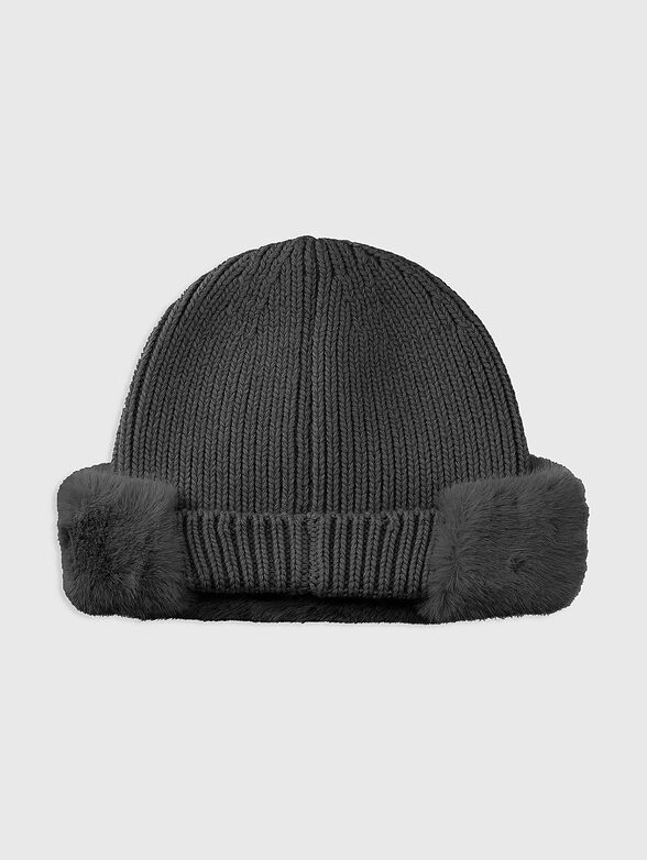Hat with eco fur - 2