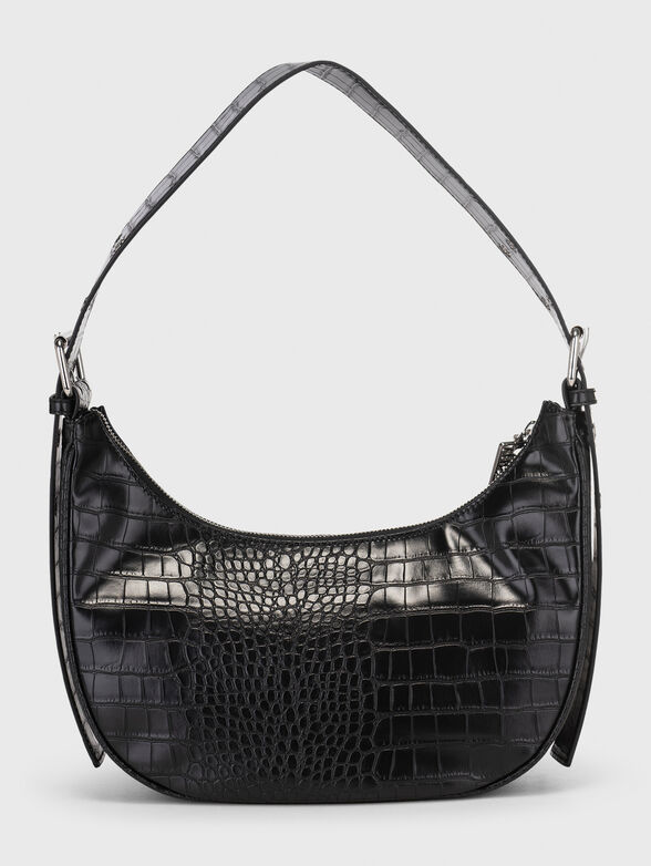 Croc-effect shoulder bag  - 2