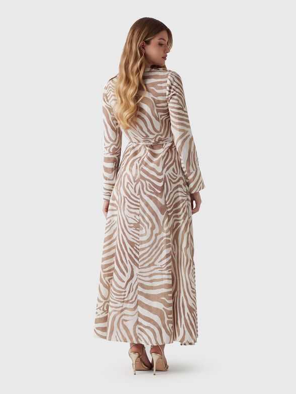 GISELLE long sleeved linen blend dress - 2