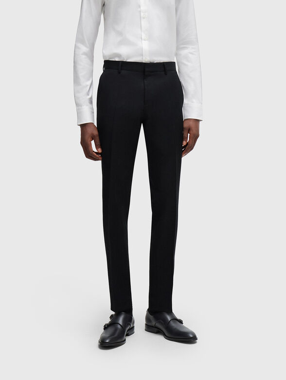 H-GENIUS wool slim trousers - 1