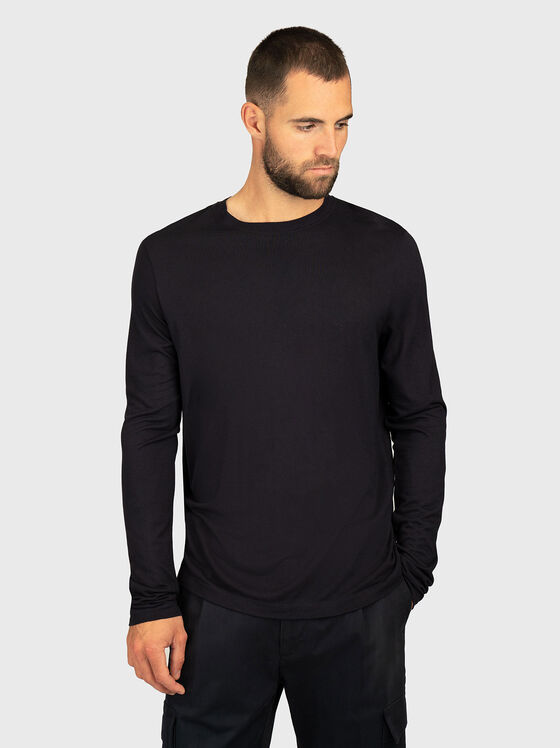 Блуза H-TALLEY от памучен и вълнен бленд - 1