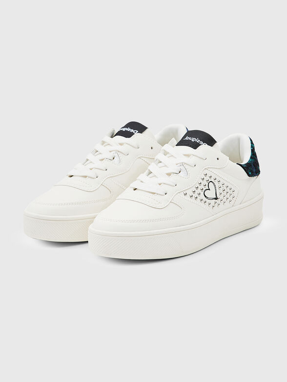 Sneakers with appliqué studs - 2