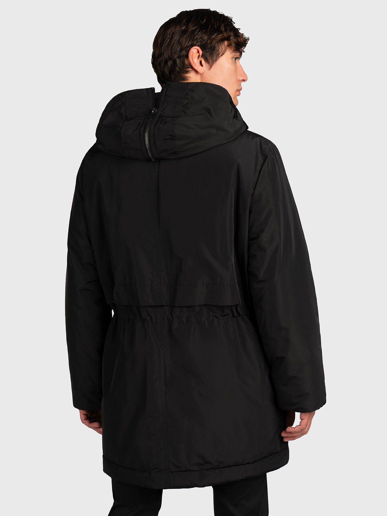 Padded jacket with pockets brand TRUSSARDI