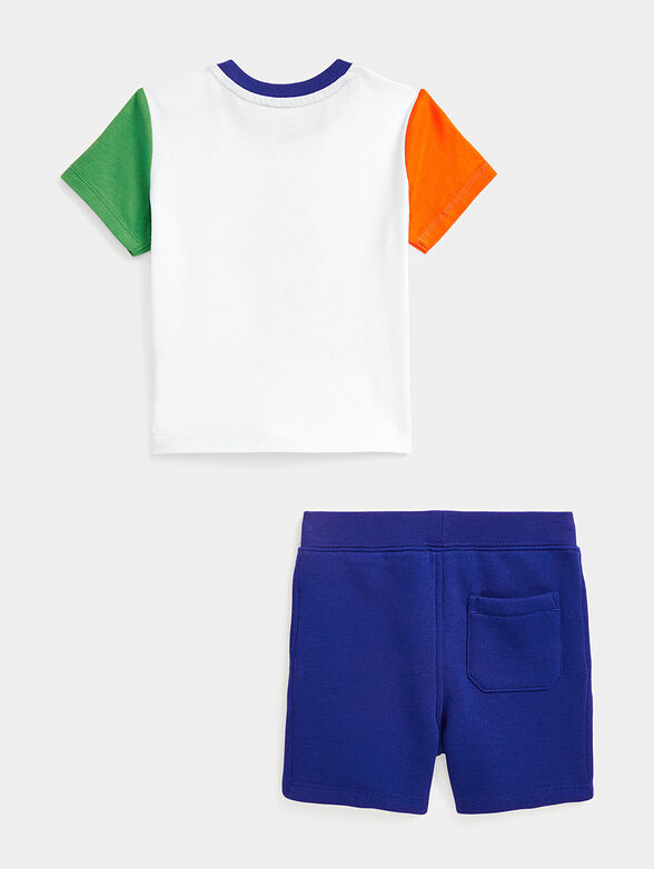 Polo Bear printed two-piece set  - 2