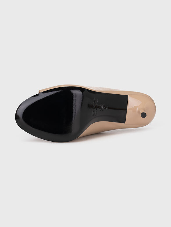 MARLENE leather heeled sandals - 5