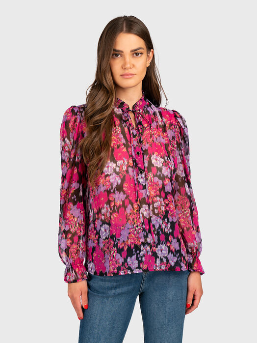 Shirt with floral print