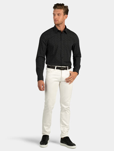 SUNSET Black cotton shirt - 5