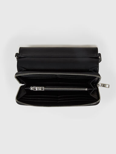 K/CIRCLE leather wallet with shoulder strap - 4