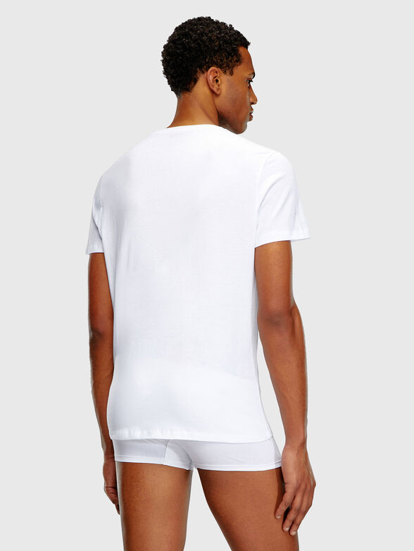 Set of three black cotton t-shirts - 3