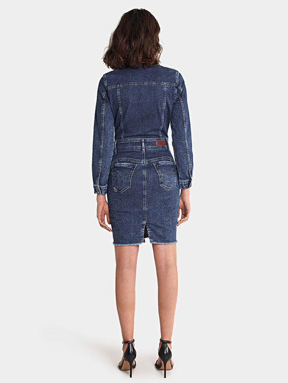 WONDER PUSH UP Denim dress - 3