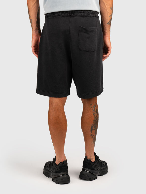 Cotton shorts with logo detail - 2