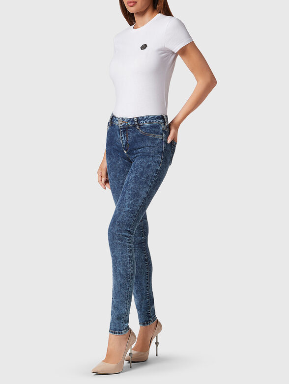 Skinny jeans with washed effect - 4