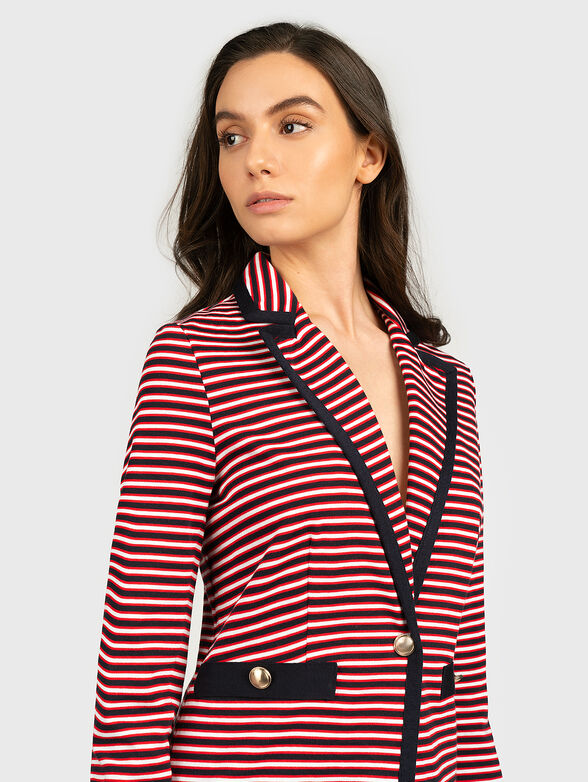 Striped jersey jacket - 2