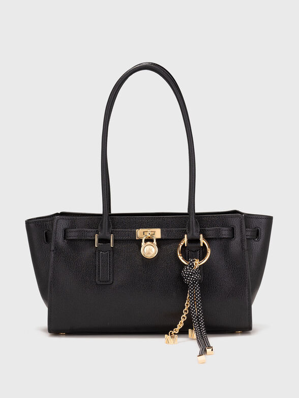 Leather bag with gold details - 1