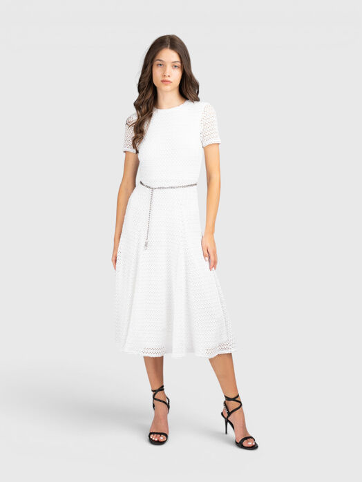 Lace midi dress
