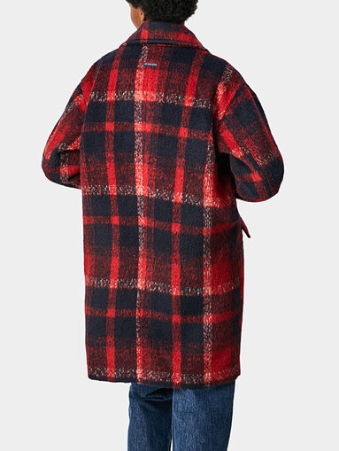 JOSSIE Coat with checkered print - 5