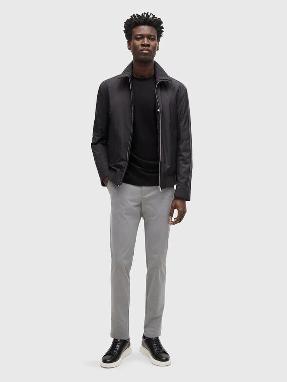 White T-shirt with oval neckline - 2