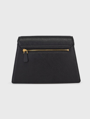 LOSSIE black crossbody bag with triangular logo - 3