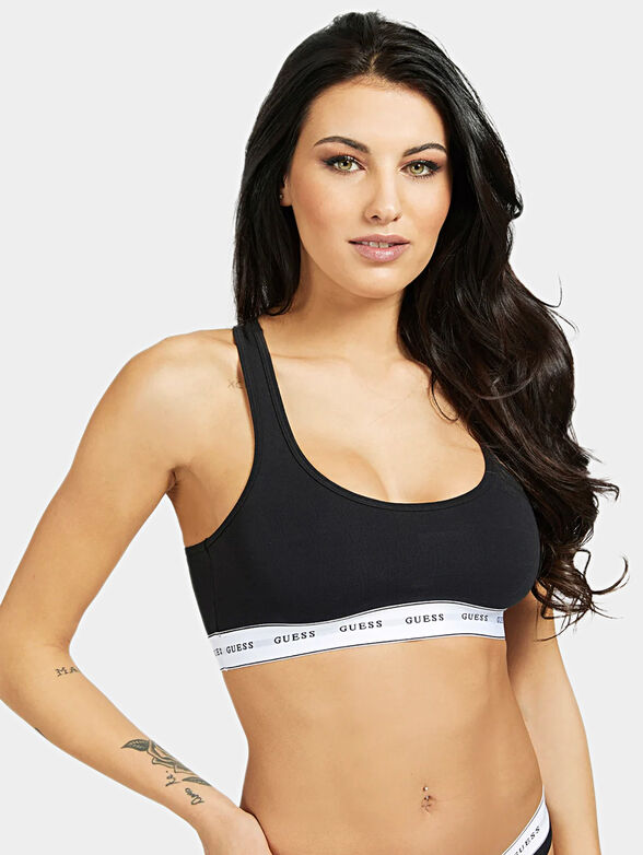 CARRIE Stretch cotton sports bra - 1