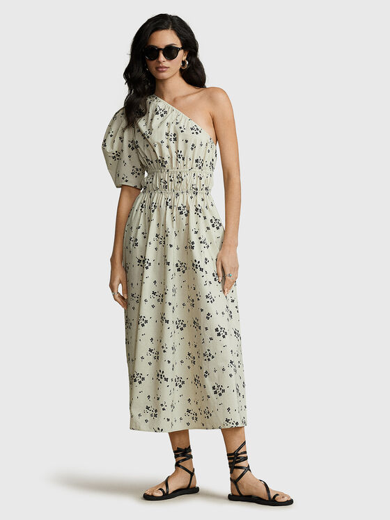 Dress with asymmetrical upper part - 1