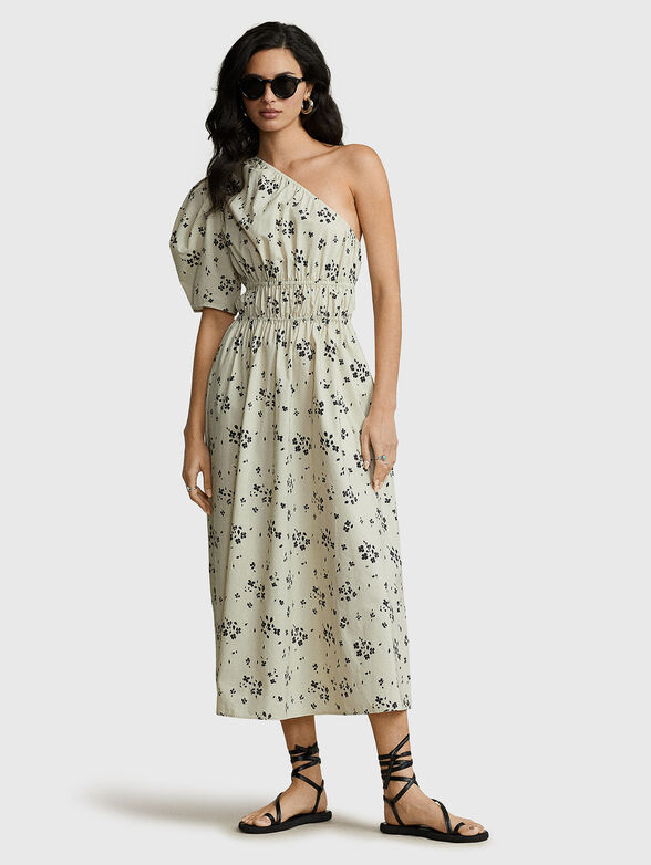 Dress with asymmetrical upper part - 1