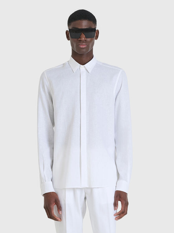 Риза от ленен бленд - 1