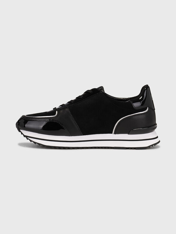 VELOCITA II black leather sneakers - 4