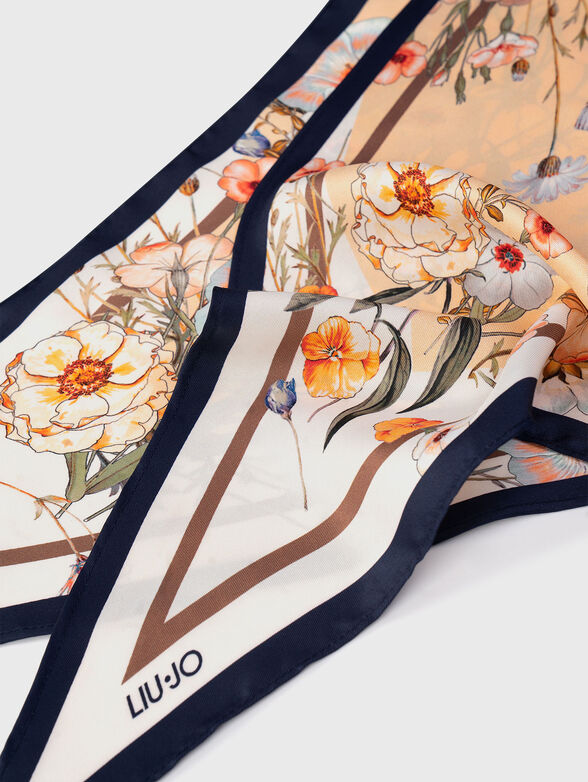 Floral print scarf - 4