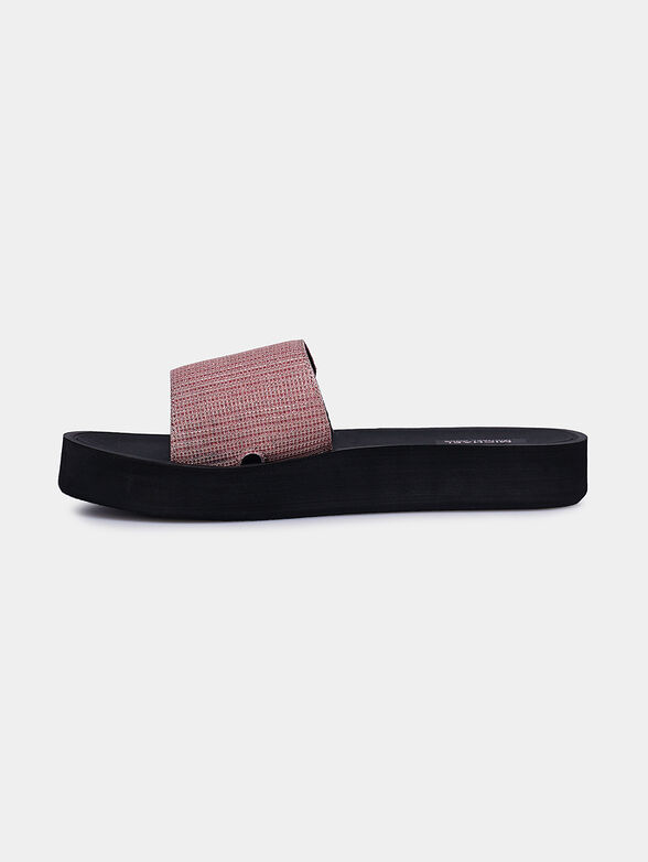 Black platform slide with sparkling details - 5