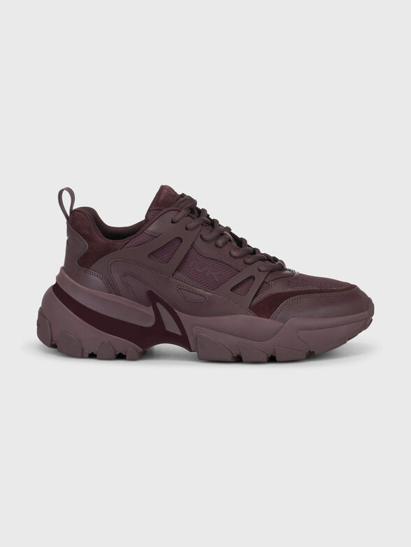 NICK sneakers in bordeaux color  - 1