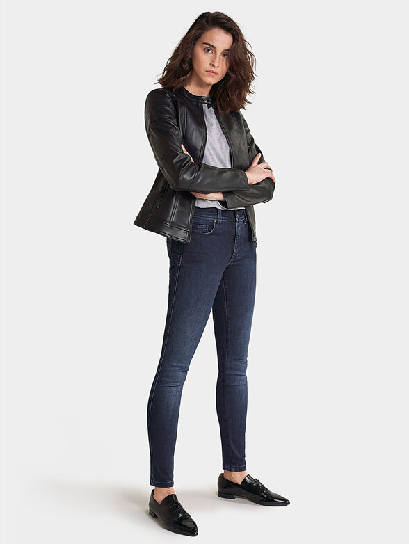 Faux leather jacket - 5