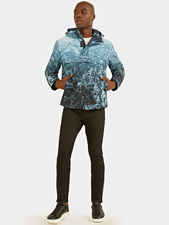 KAGOOL printed jacket with a hood - 2