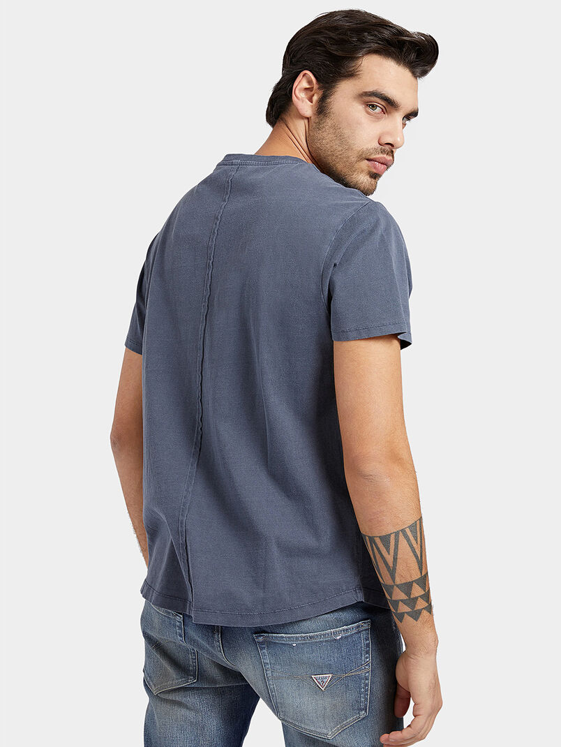 INDIGO T-shirt with logo print - 3