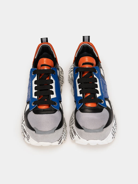 Sneakers with multicoloured inserts - 6