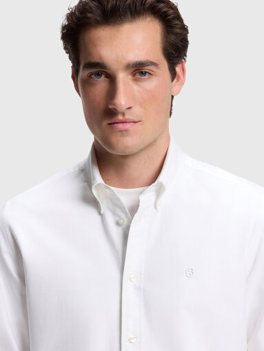 Cotton Oxford shirt - 4