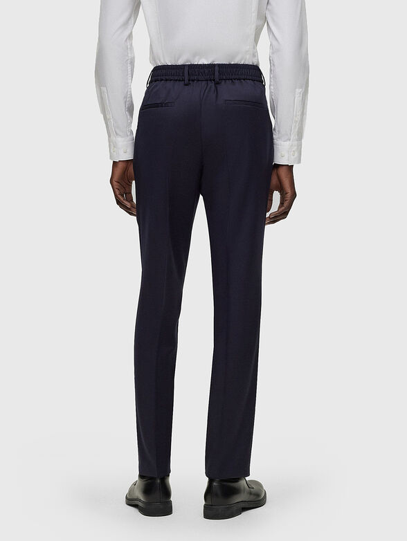 Wool trousers in black colour - 2