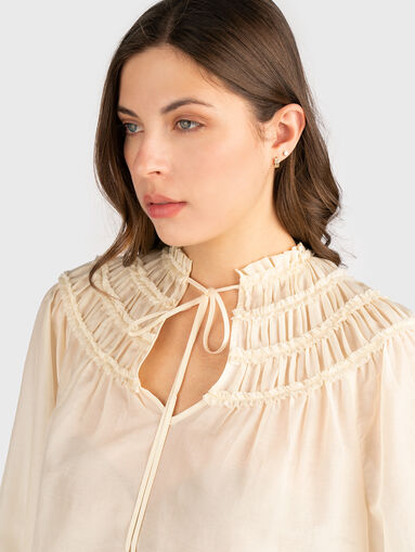Blouse with long sleeves - 4