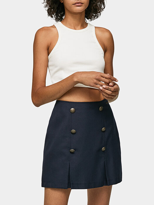 PIERA cropped top with an embroidered logo detail