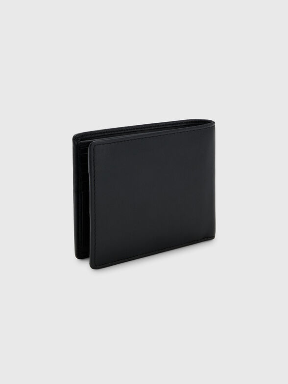 Leather wallet with embossed logo - 2