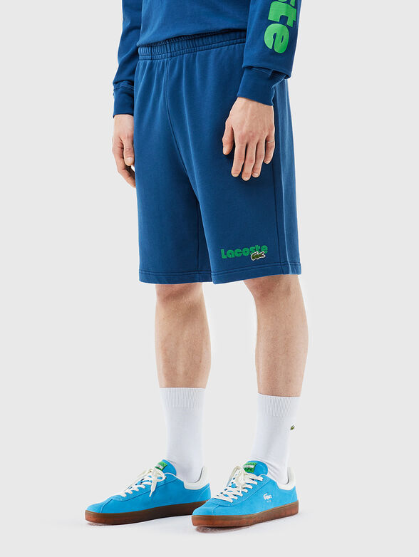 Sports shorts with logo detail - 1