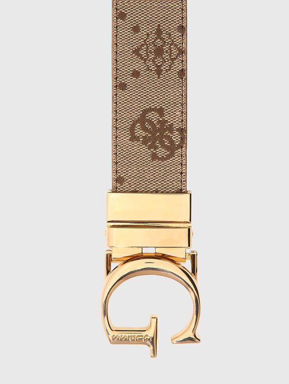 NEDA belt with logo buckle - 2