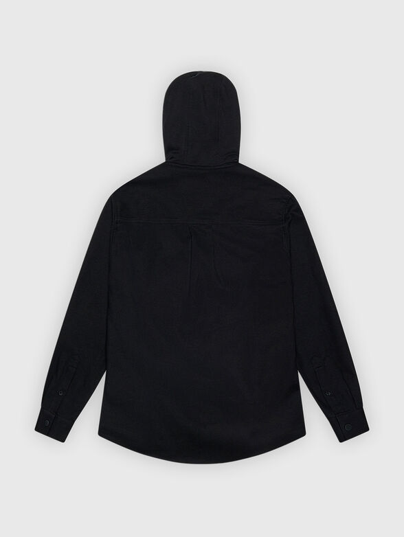 Black shirt with hood - 2