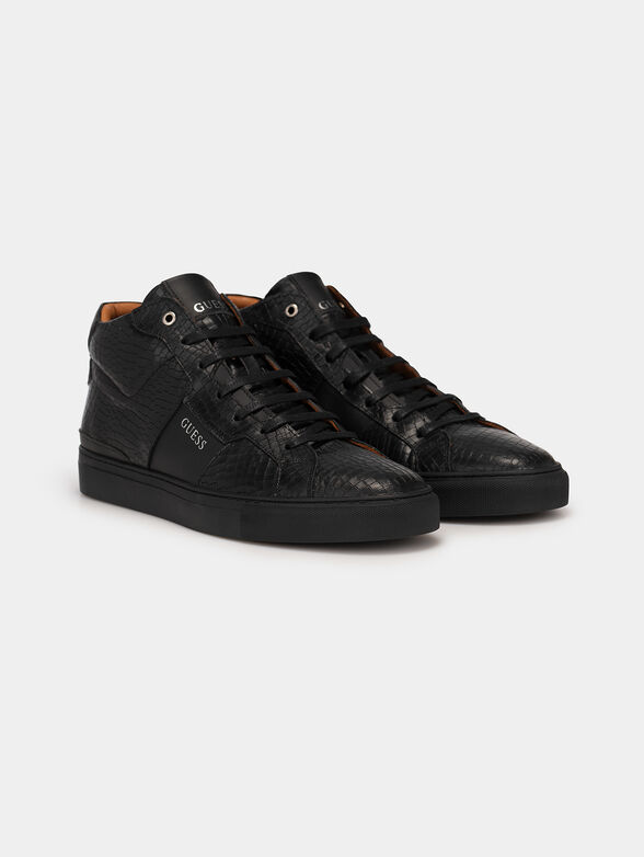 RAVENNA black high-top sneakers - 2