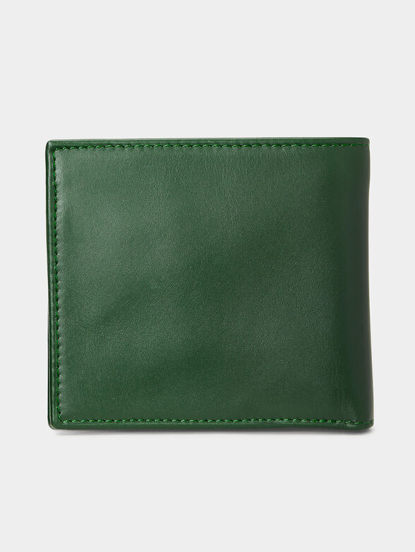 Leather wallet with embroidery - 2