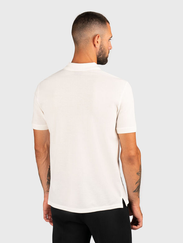 Cotton polo shirt with logo - 3