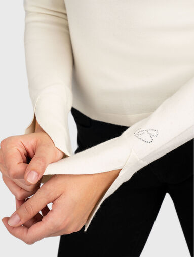 Slim polo neck sweater - 5