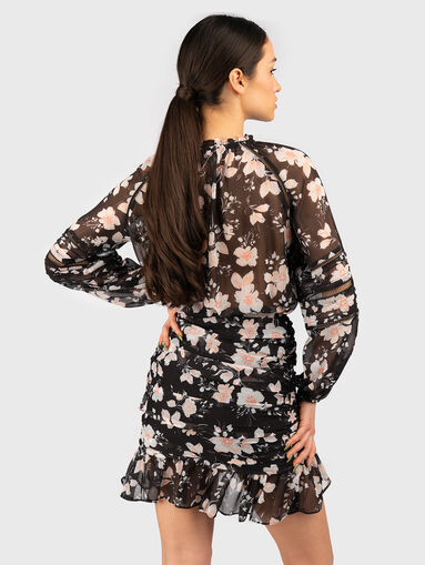 GILDA blouse with sheer effect - 3