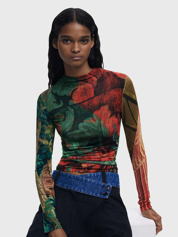 MR. CHRISTIAN LACROIX floral print blouse - 6